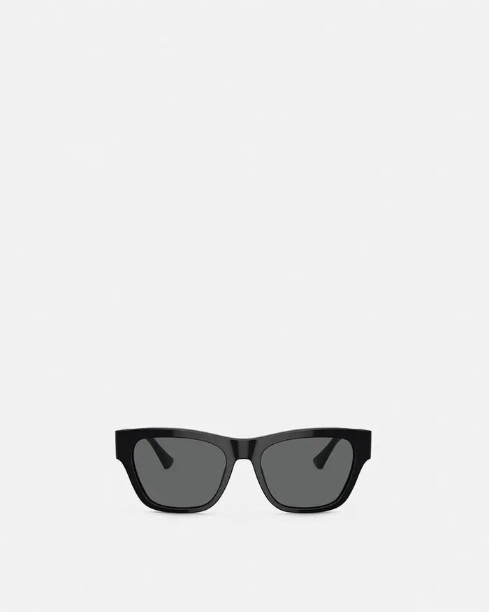 Versace Medusa Legend Squared Sunglasses Blackgold Men Sunglasses