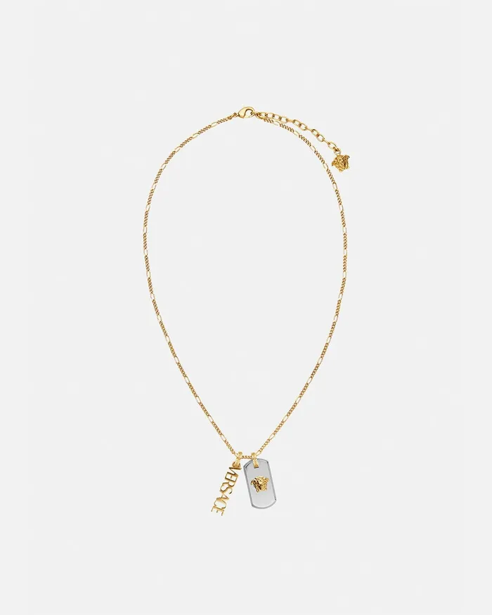 Versace Medusa Logo Necklace Silvergold Men Necklaces
