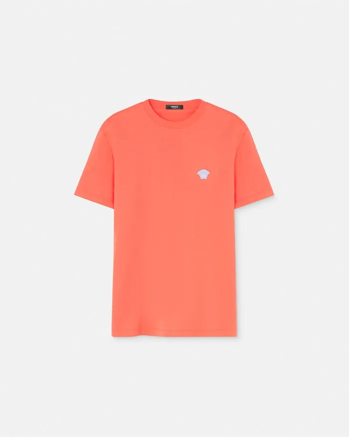 Versace Medusa TShirt Coral Men TShirts and Polos