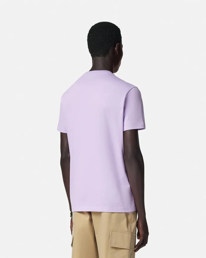 Versace Medusa TShirt Purple Men TShirts and Polos