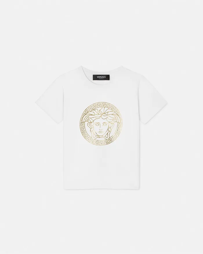 Versace Medusa TShirt Whiteprint Kids Shirts and Tshirts