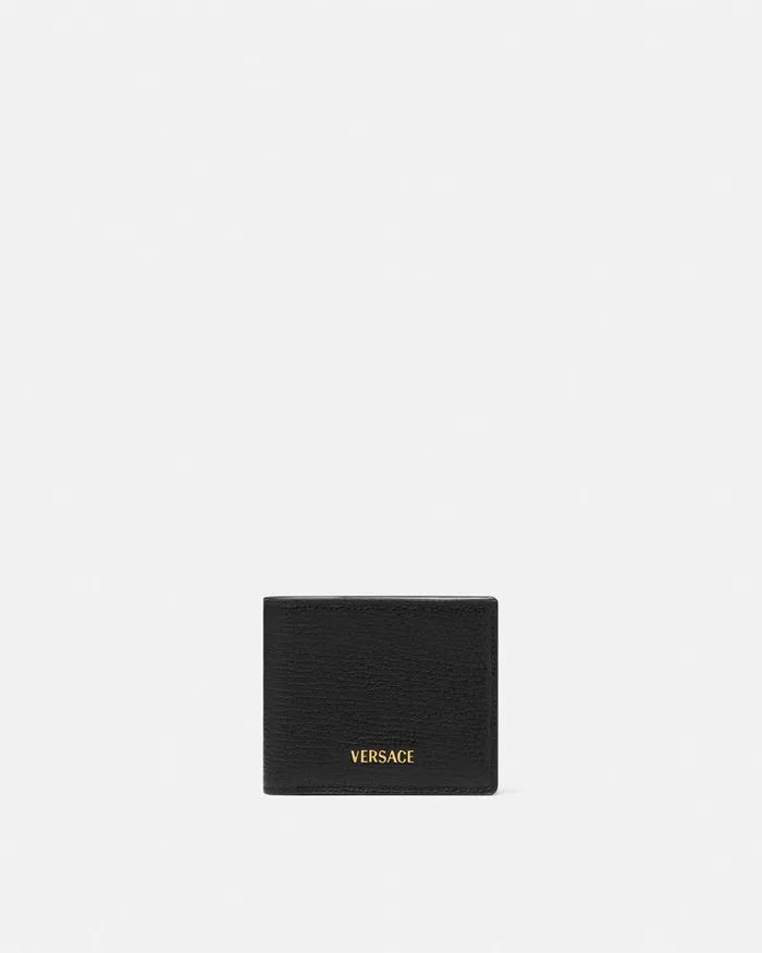 Versace Myth Bifold Wallet Blackgold Men Wallets
