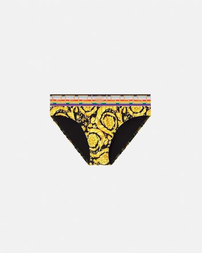 Versace Pride Barocco Swim Briefs Blackprint Men Swimwear