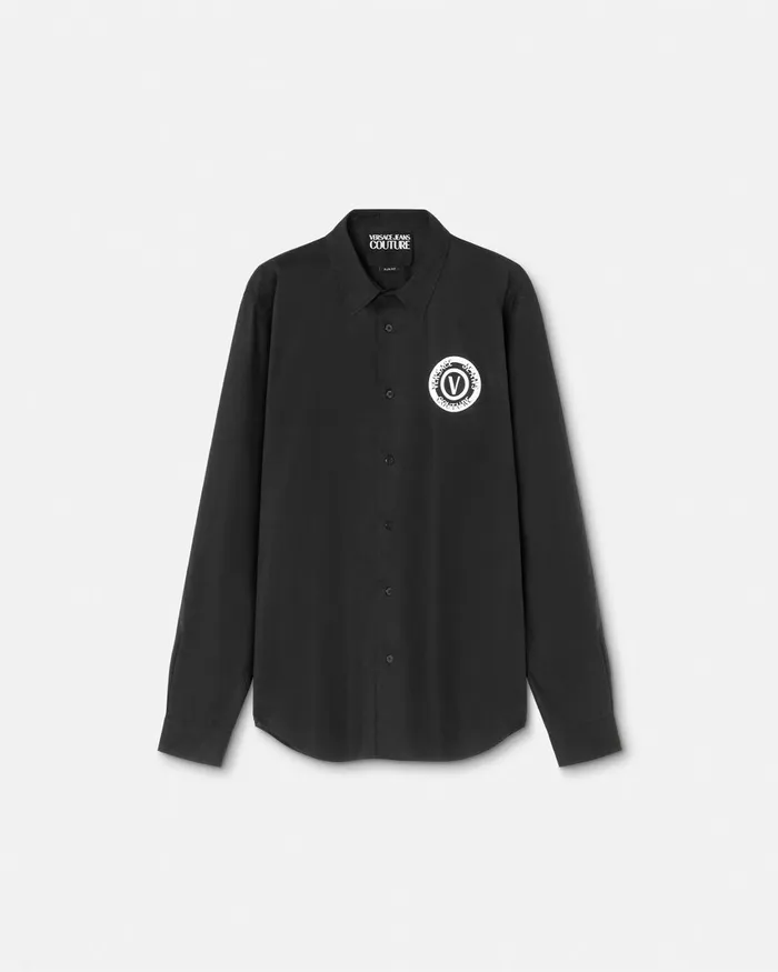 Versace VEmblem Shirt Blackprint Men Jeans Couture