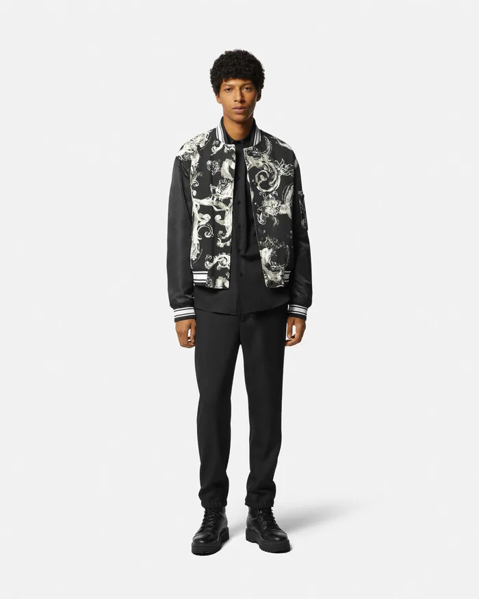 Versace VEmblem Shirt Blackprint Men Jeans Couture