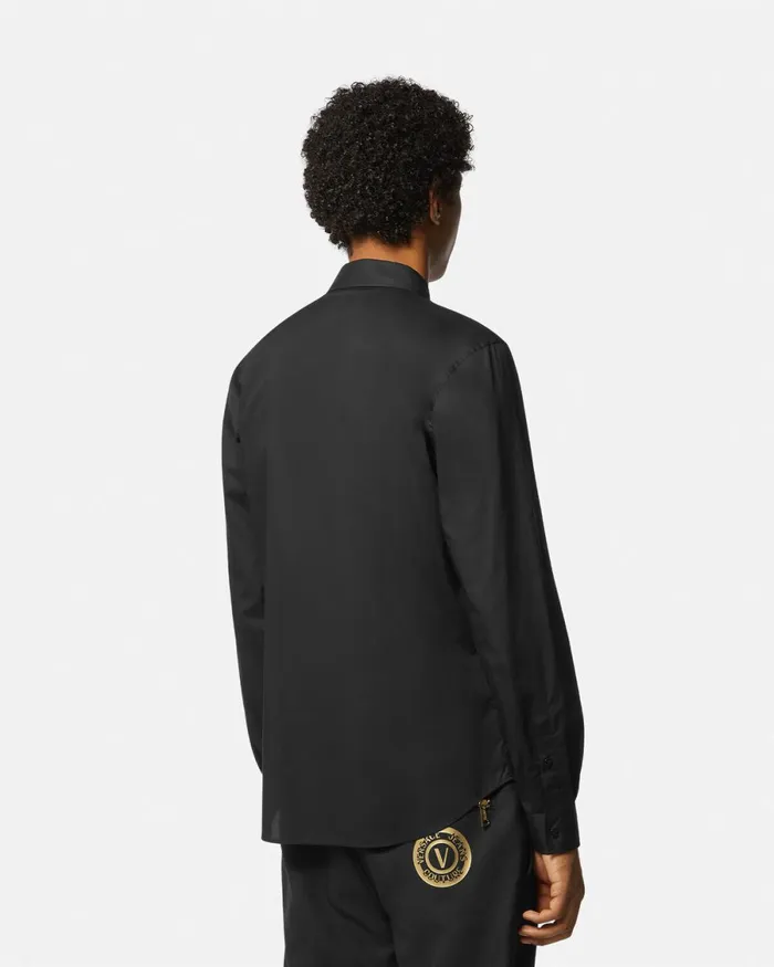 Versace VEmblem Shirt Blackprint Men Jeans Couture