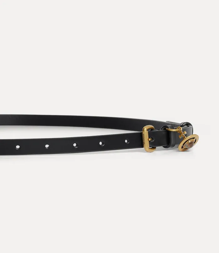 Vivienne Westwood Belts And Harnesses WomenMen Mini Alex Charm Belt Black