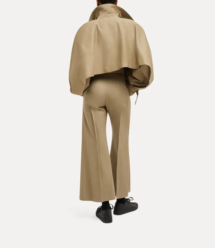 Vivienne Westwood Coats And Jackets Women Cut Off Graziano Trench Coat Camel