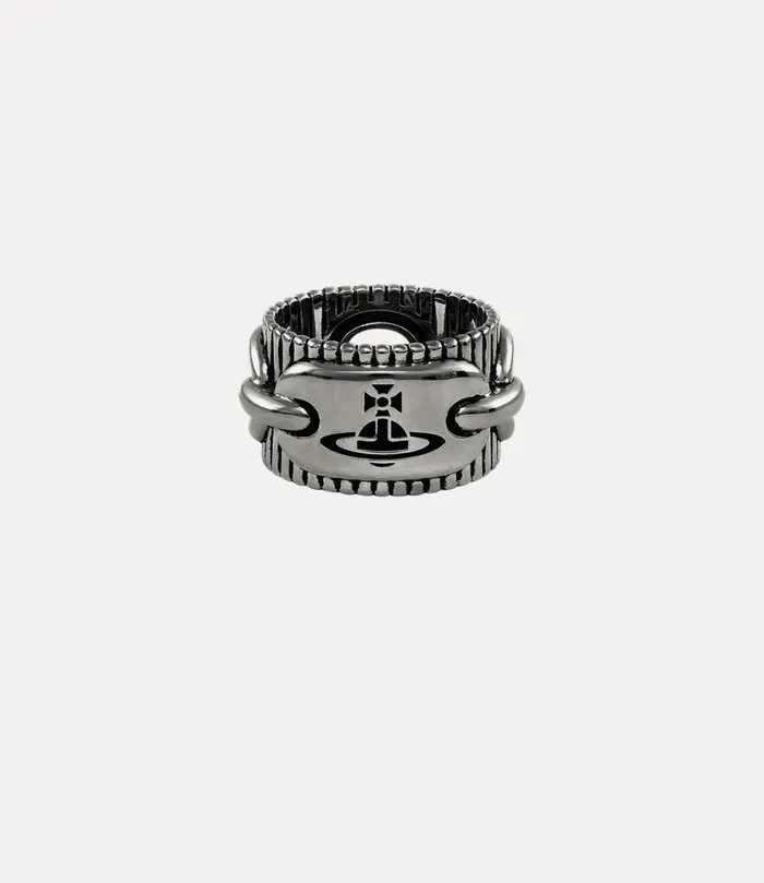 Vivienne Westwood Rings WomenMen Ciaran Ring Antique Ruthenium