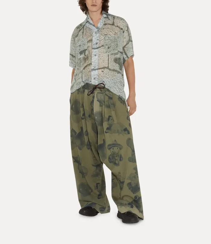 Vivienne Westwood Shirts Men Camp Shirt Rabbit