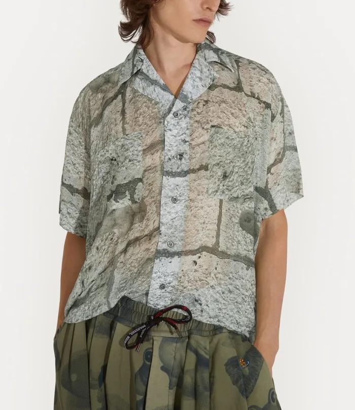Vivienne Westwood Shirts Men Camp Shirt Rabbit