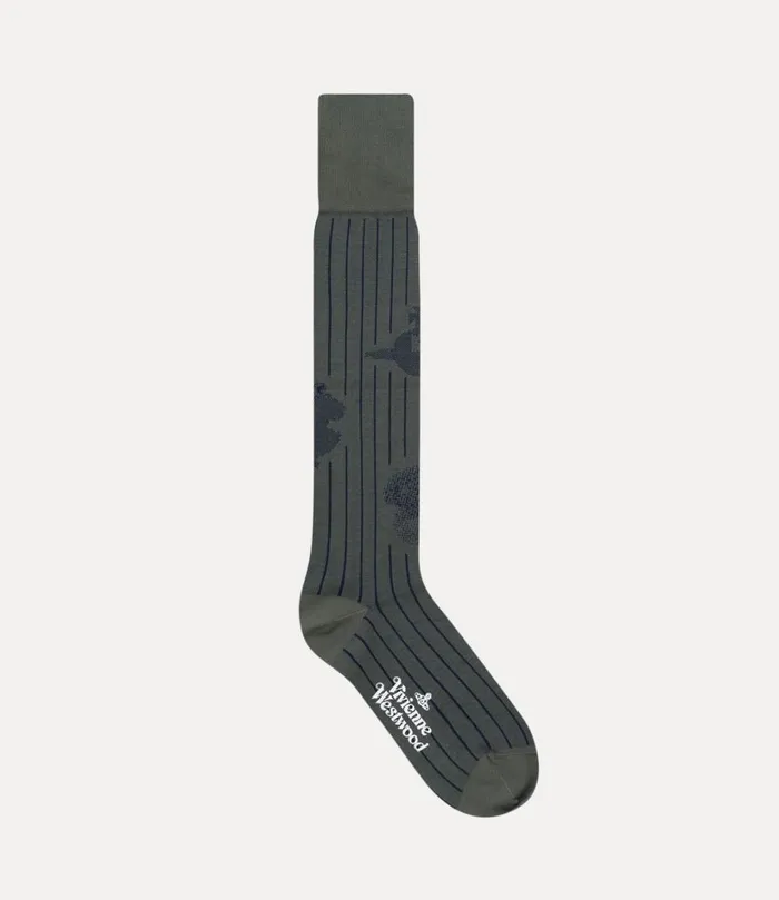 Vivienne Westwood Socks And Tights WomenMen Figurines High Sock Grey