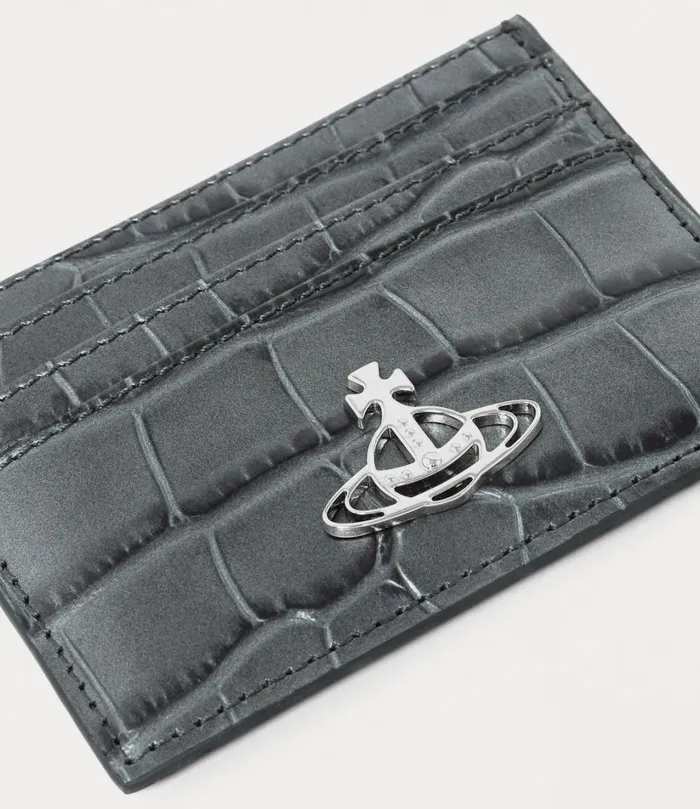 Vivienne Westwood Wallets And Purses Women Flat Card Holder Anthracite