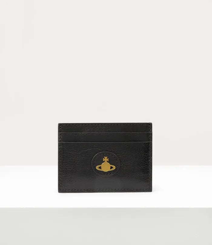Vivienne Westwood Wallets And Purses Women Flat Orb Card Holder Black