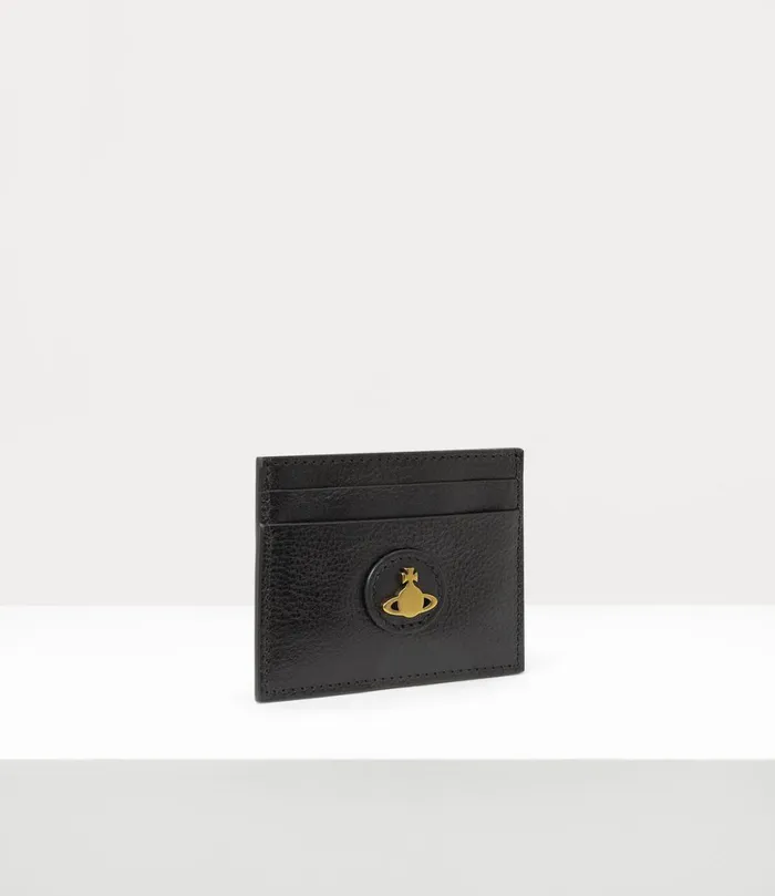 Vivienne Westwood Wallets And Purses Women Flat Orb Card Holder Black