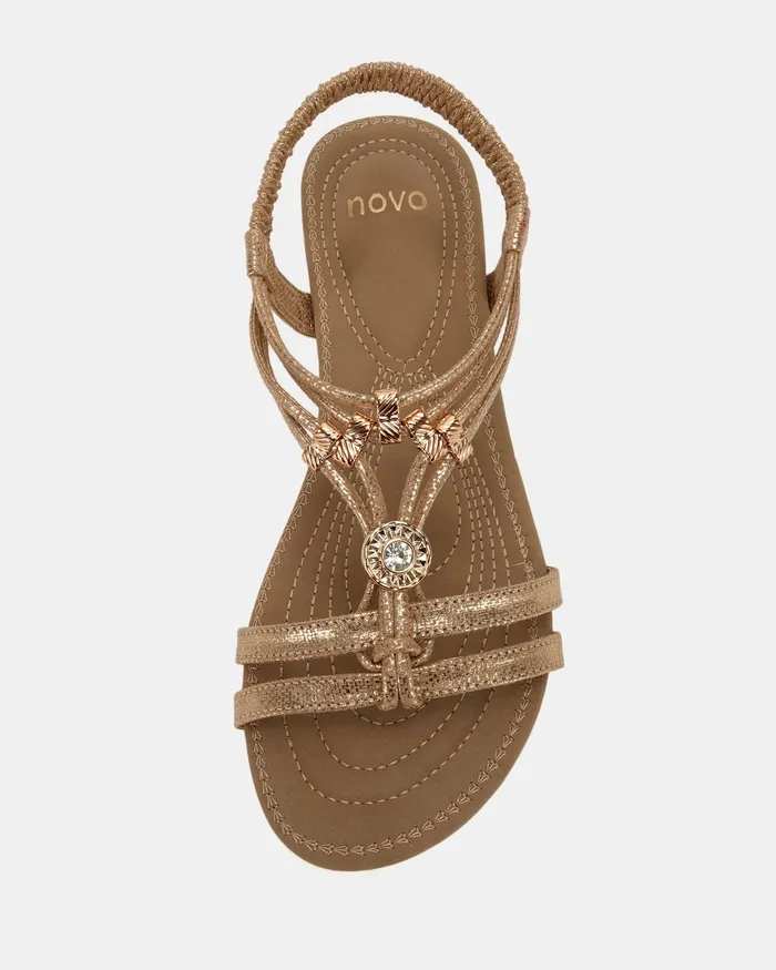 Wedges ELCANTER GOLD 8211 NOVO Shoes Women