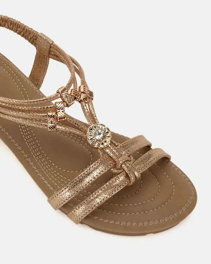Wedges ELCANTER GOLD 8211 NOVO Shoes Women