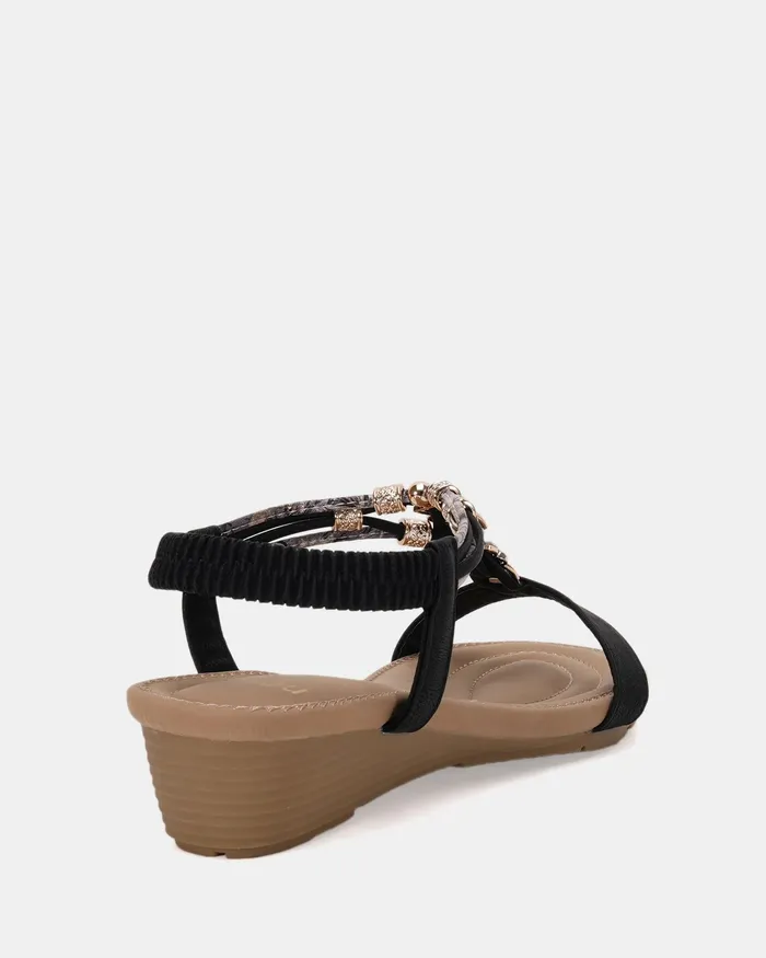 Wedges Women ELSALVADOR BLACK NOVO Shoes