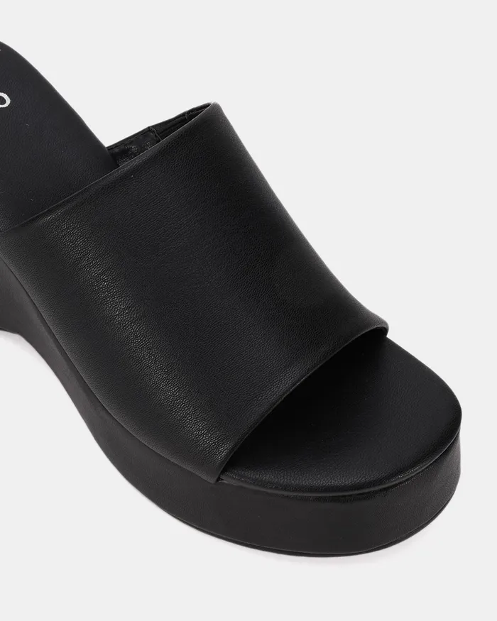 Wedges Women NOVO Shoes BENTO BLACK