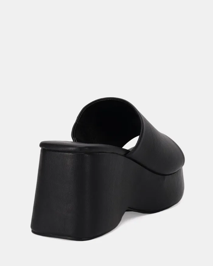 Wedges Women NOVO Shoes BENTO BLACK