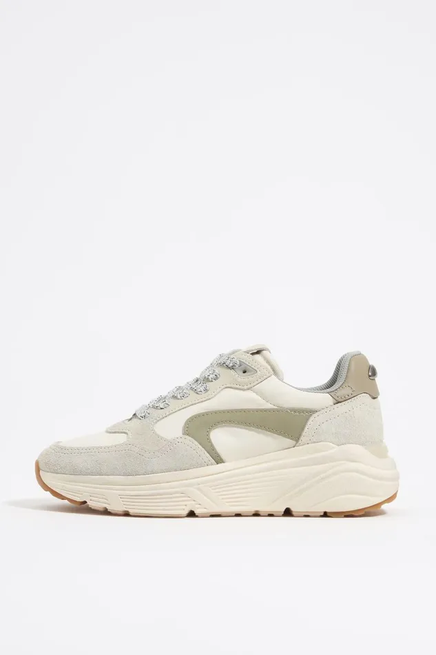 White Leather 13 12 Jogger Sneaker Bone Women Bimba Y Lola Sneakers