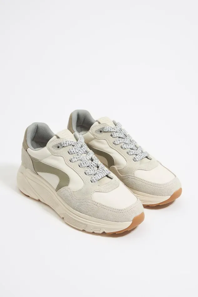 White Leather 13 12 Jogger Sneaker Bone Women Bimba Y Lola Sneakers White Leather 13 12 Jogger Sneaker Bone Women Bimba Y Lola Sneakers