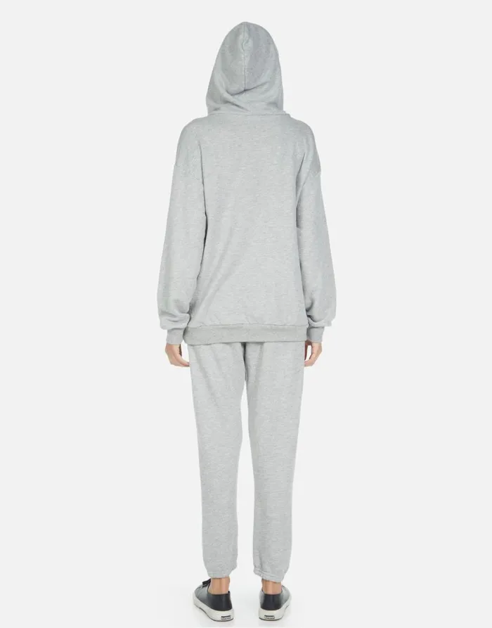 Women039s Alana Guitar Bear Heather Grey Lauren Moshi Crop Sweatpants