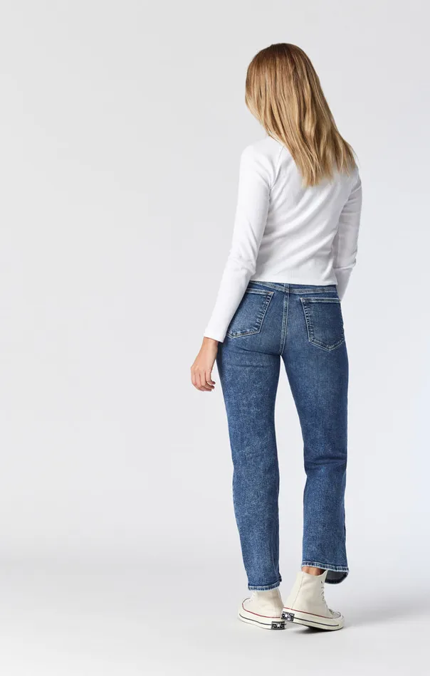Women039s Barcelona Wide Leg In Mid Ripped Recycle Blue Women Mavi Jeans Denim Women039s Barcelona Wide Leg In Mid Ripped Recycle Blue Women Mavi Jeans Denim
