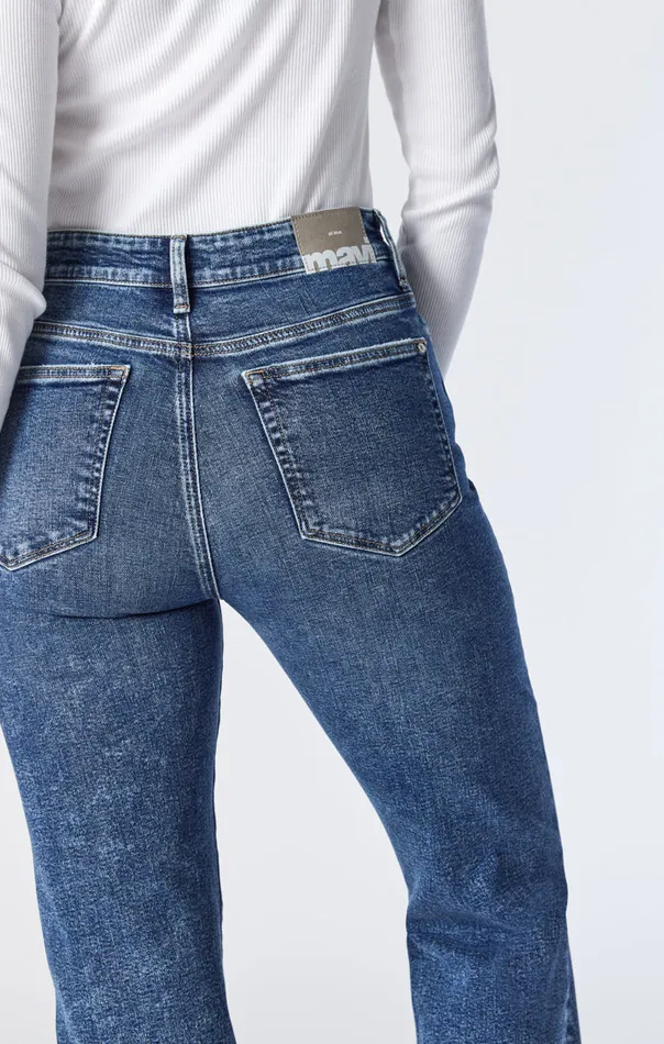Women039s Barcelona Wide Leg In Mid Ripped Recycle Blue Women Mavi Jeans Denim Women039s Barcelona Wide Leg In Mid Ripped Recycle Blue Women Mavi Jeans Denim
