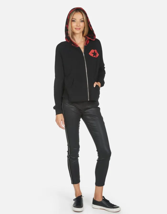 Women039s Destiny Tiger Tongue Blacklava Lauren Moshi Hoodies