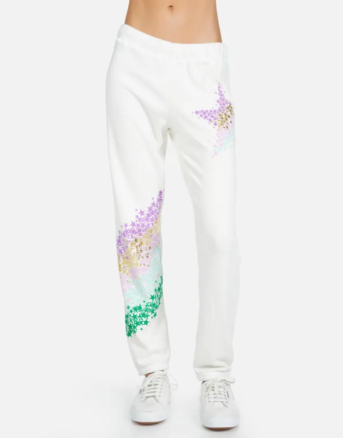 Women039s Gia Star Confetti Milk Lauren Moshi Long Sweatpants