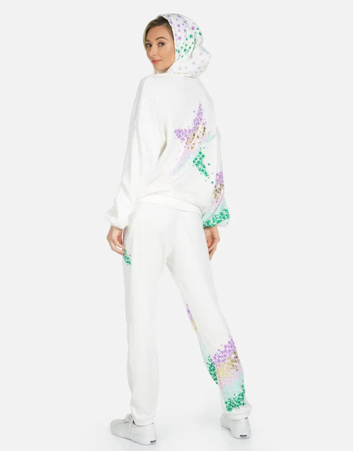 Women039s Gia Star Confetti Milk Lauren Moshi Long Sweatpants