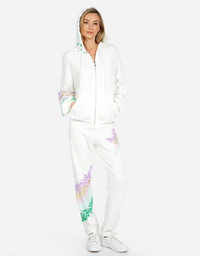 Women039s Gia Star Confetti Milk Lauren Moshi Long Sweatpants