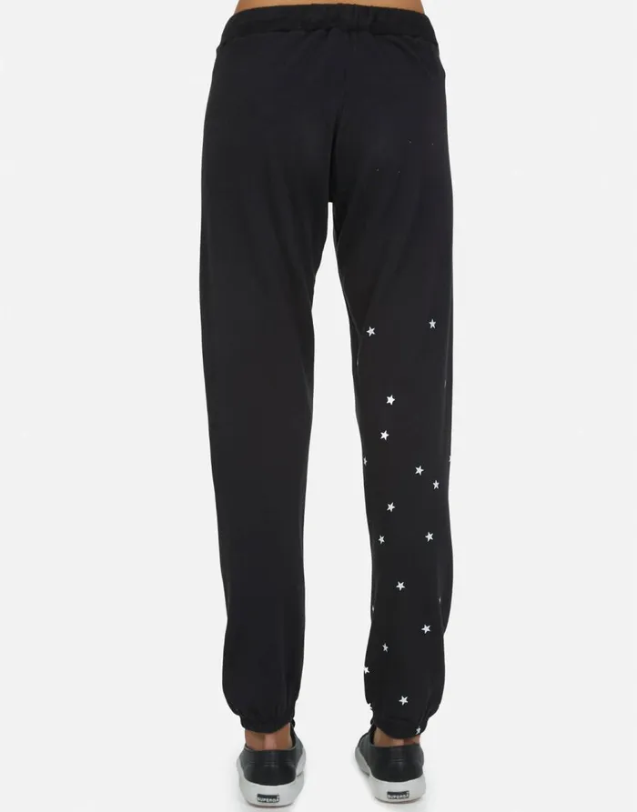 Women039s Gia Tie Dye Tongue Onyx Lauren Moshi Long Sweatpants