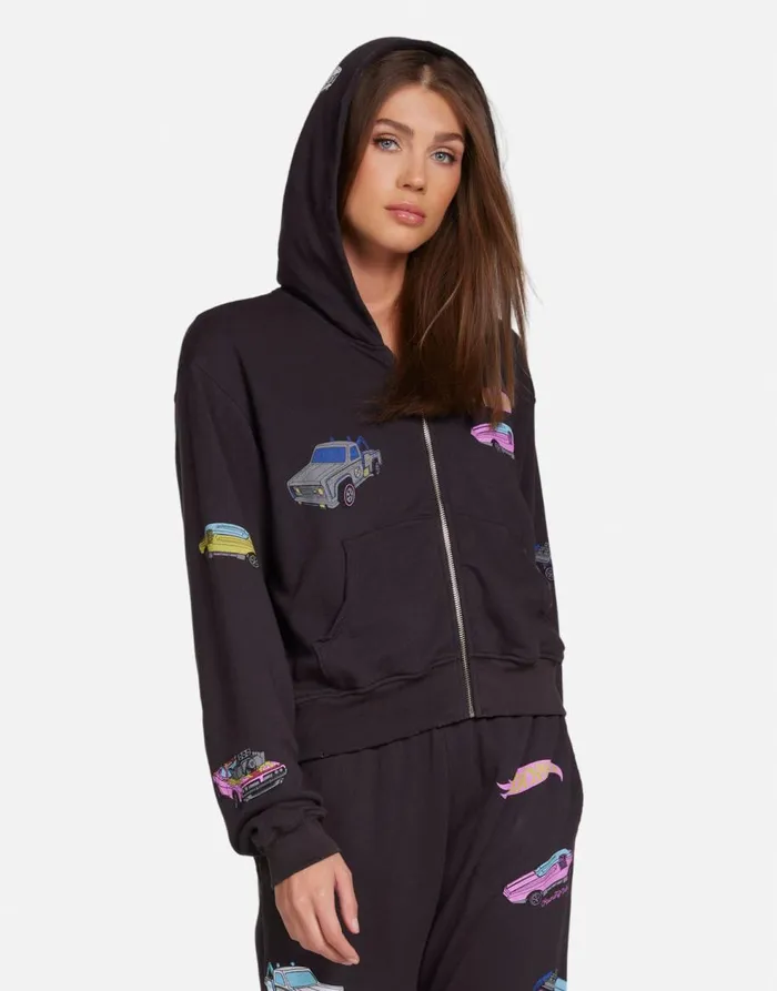 Women039s Lachelle Hot Wheels Speed Club Onyx Lauren Moshi Long Sleeve