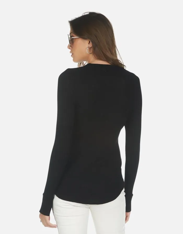 Women039s McKinley X Crystal Poison Black Lauren Moshi Long Sleeve