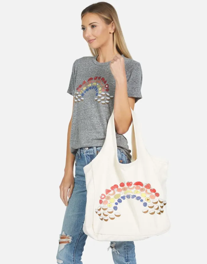 Women039s Taylor Fruit Rainbow Natural Lauren Moshi Bags