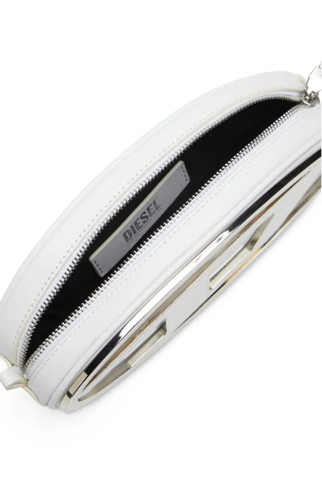 Women 1drPouch Silver Diesel Crossbody Bags Women 1drPouch Silver Diesel Crossbody Bags