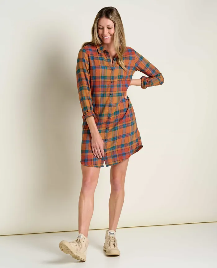 Women8217s ReForm Flannel Shirtdress Hazel Dresses ToadandCo
