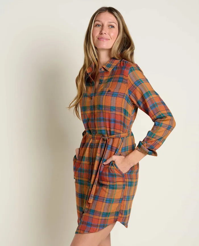 Women8217s ReForm Flannel Shirtdress Hazel Dresses ToadandCo