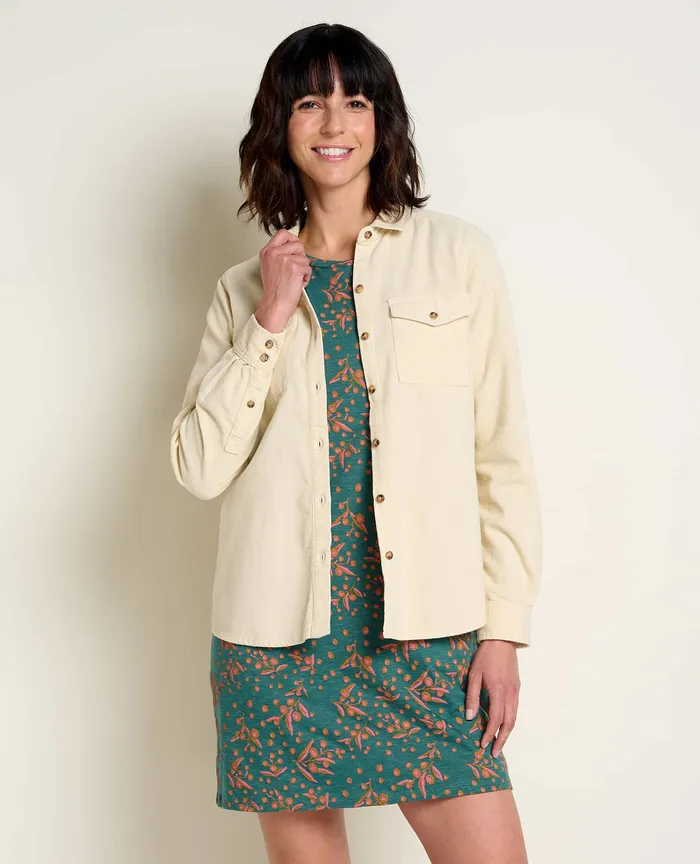 Women8217s Scouter Cord Long Sleeve Shirt Almond Tops and TShirts ToadandCo Women8217s Women8217s Scouter Cord Long Sleeve Shirt Almond Tops and TShirts ToadandCo Women8217s