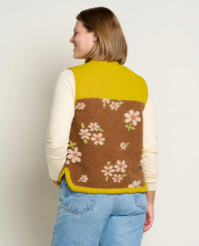 Women8217s Sespe Sherpa Vest Daisy Jackets and Layers ToadandCo Women8217s