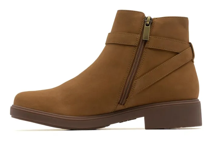 Women ABEO Footwear Boots Compass Buckle Tan Nubuck Women ABEO Footwear Boots Compass Buckle Tan Nubuck
