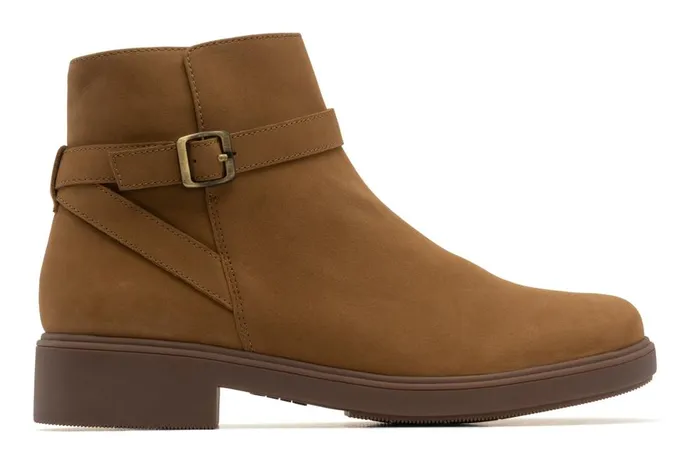 Women ABEO Footwear Boots Compass Buckle Tan Nubuck Women ABEO Footwear Boots Compass Buckle Tan Nubuck