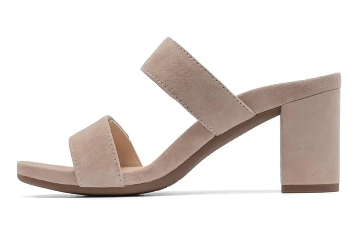 Women ABEO Footwear Dress Tempo Slide Cuban Sand Suede Women ABEO Footwear Dress Tempo Slide Cuban Sand Suede