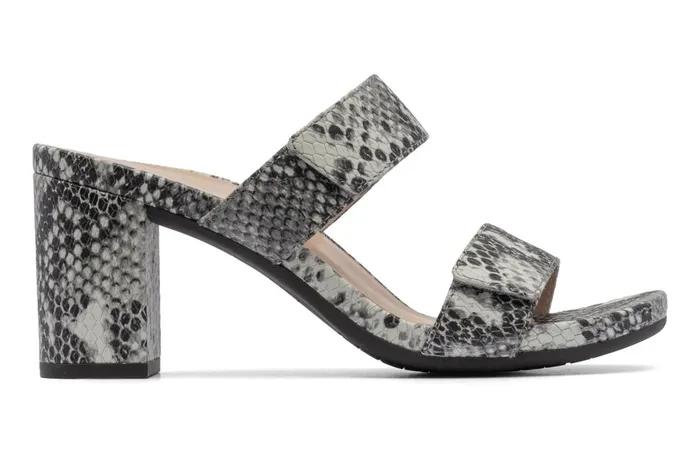 Women ABEO Footwear Dress Tempo Slide Snake Print Leather Women ABEO Footwear Dress Tempo Slide Snake Print Leather