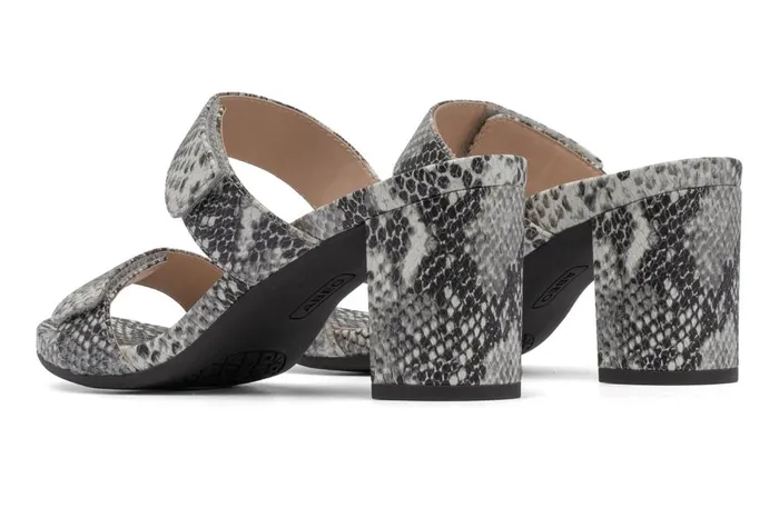 Women ABEO Footwear Dress Tempo Slide Snake Print Leather Women ABEO Footwear Dress Tempo Slide Snake Print Leather