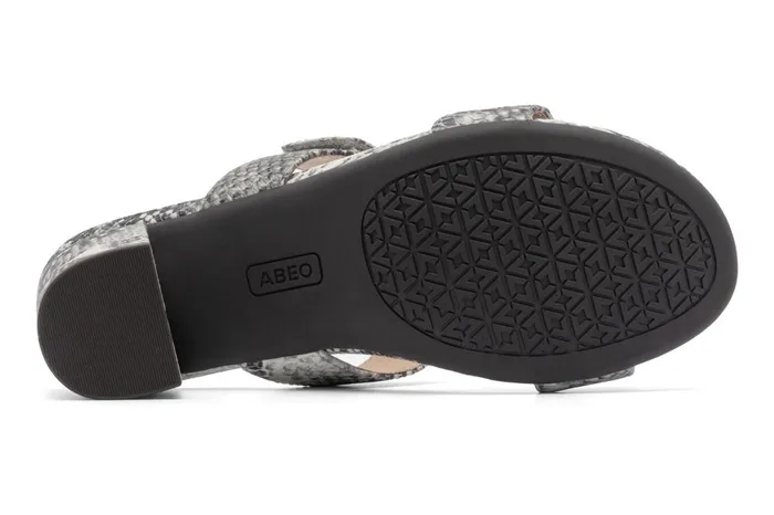 Women ABEO Footwear Dress Tempo Slide Snake Print Leather Women ABEO Footwear Dress Tempo Slide Snake Print Leather
