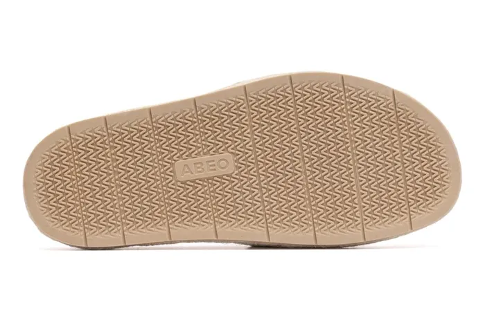 Women ABEO Footwear Sandals Isle Slide White Leather Women ABEO Footwear Sandals Isle Slide White Leather