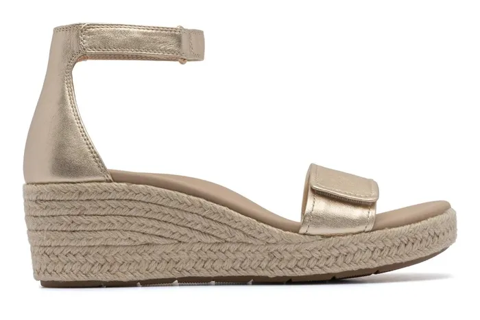 Women ABEO Footwear Sandals Riviera Ankle Sandal Light Gold Leather Women ABEO Footwear Sandals Riviera Ankle Sandal Light Gold Leather